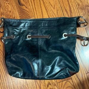 Tano black leather bag